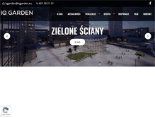 Tablet Screenshot of iqgarden.pl